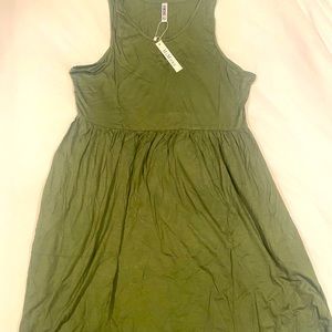 Green dress light material xl